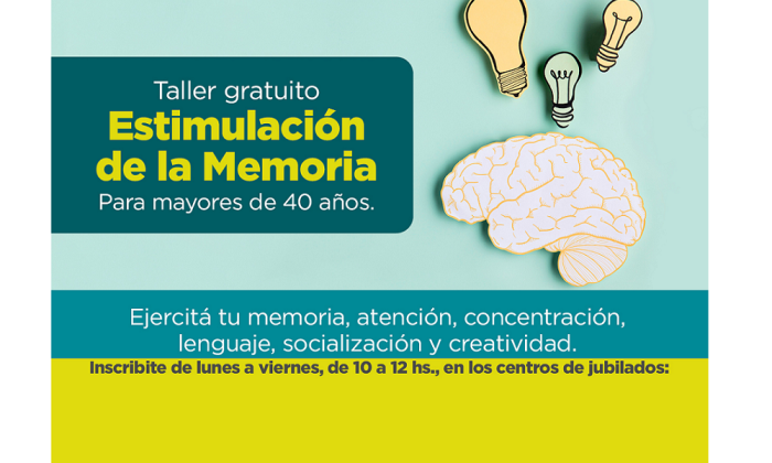 Florencio Varela: Talleres de “Estimulación de la Memoria” en centros de jubilados